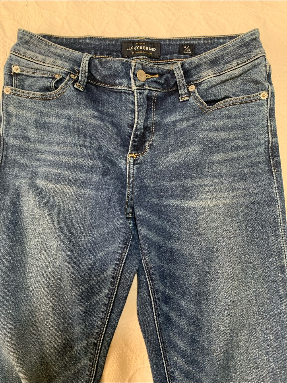 Lucky Brand Women's Dark Blue Flare Jeans